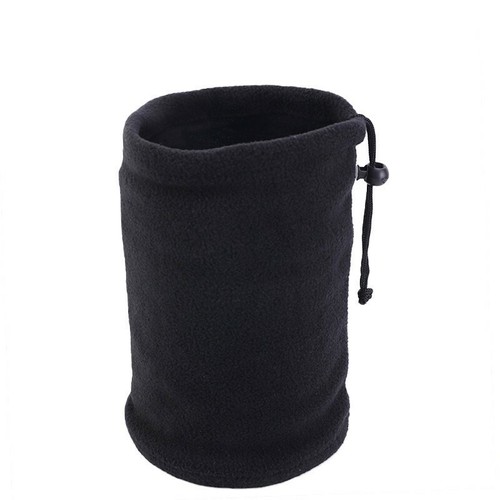 Children's Solid Color with Drawstring Fleece Scarf Ear Warmth Warm Hat Cap - Picture 5 of 20
