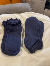 EnerWear Coolmax, 12 Pair Unisex, Low-Cut Socks, size 9-11, Moisture wicking