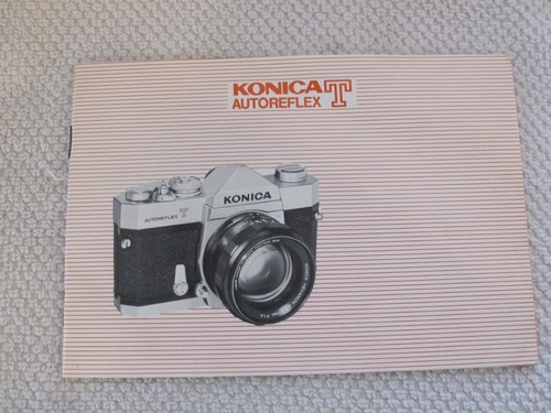 Genuine Konica Autoreflex T Camera Instruction Manual English - 第 1/1 張圖片