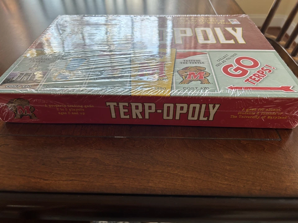 *NEW*Monopoly Terpopoly Board Game:University Of Maryland Edition. FREE SHIPPING - Image 3 of 3