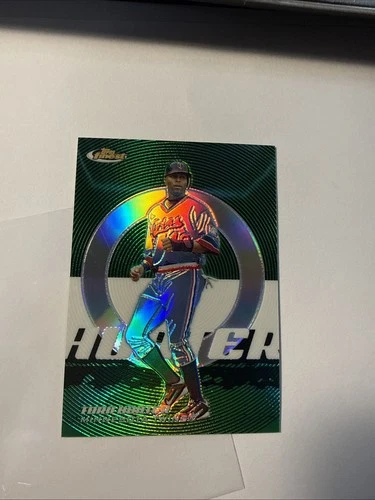 2005 Topps Finest Torii Hunter #/199 Green Refractor #129 Twins Baseball
