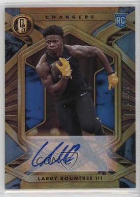 2021 Gold Standard Rookies Platinum 48/49 Larry Rountree III Rookie Auto RC 0t08