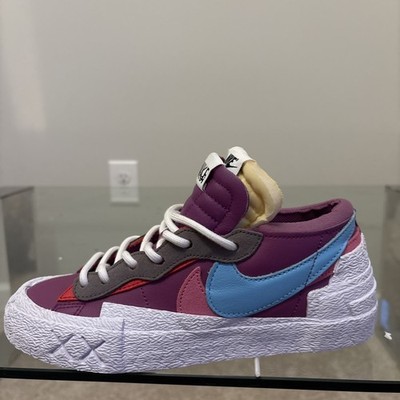Nike Blazer Low Sacai Kaws Size Womens 7 Purple Dusk Sneakers Shoes DM7901-500