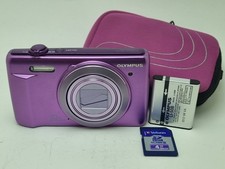 Olympus VR-340 Digital Camera 16.0 MP Tested/Working