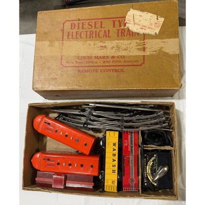 Vintage Marx Southern Pacific 6000 Diesel Electric Train Set O Scale with Box
