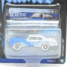 Johnny Lightning Black With Flames 1974 Pontiac GTO WHITE LIGHTNING 1:64 Car