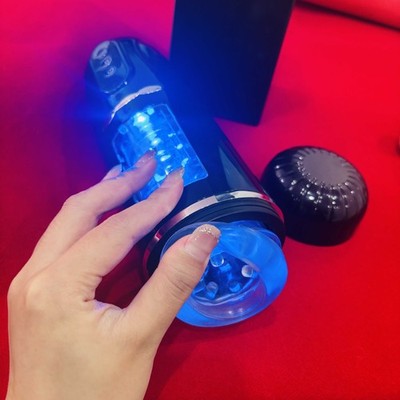 Automatic Handsfree Male Masturbator Thrusting Cup Stroker breast SexToy  for Men