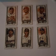 Topps Allen & Ginter 2025 Mini card lot of 6 | Griffey Jr., Jones, Hunter Greene