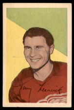 1952-53 Parkhurst EX Tony Leswick #65
