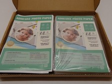 4X6 Self Adhesive Photo Paper, Sticky Glossy Photo Paper for Inkjet Printer, 200