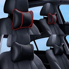 12p Premium Car Seat Head Neck Rest Support Cushion Pad Headrest Bone Pillow Us