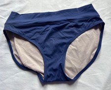 Lime Ricki Womens Navy Blue Swim Bottoms  Size XL  Nylon/Spandex Lined