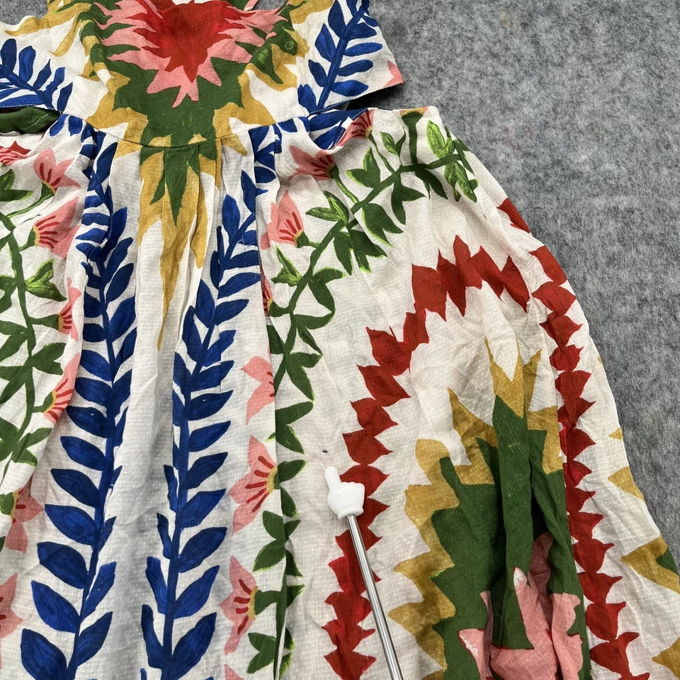 Maxi Vestido Largo Anthropologie Incerti XS Multicolor Geométrico Foto 4 de 4