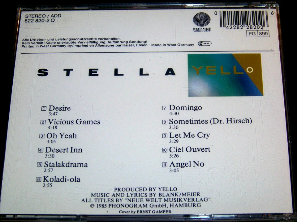 Yello – Stella CD - Bild 3 von 3