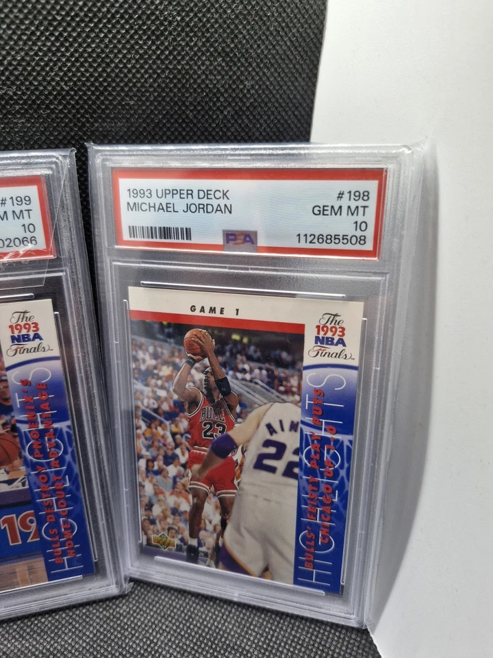 1993 Upper Deck Michael Jordan - Scottie Pippen PSA 10 3x Lot - Bild 4 von 4