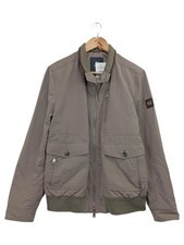 Felpa uomo MABRUN taglia 50/L marrone classica casual zip