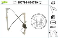 Fensterheber Vorne Links Valeo 850798 FÜR Renault Fenstermechanismus
