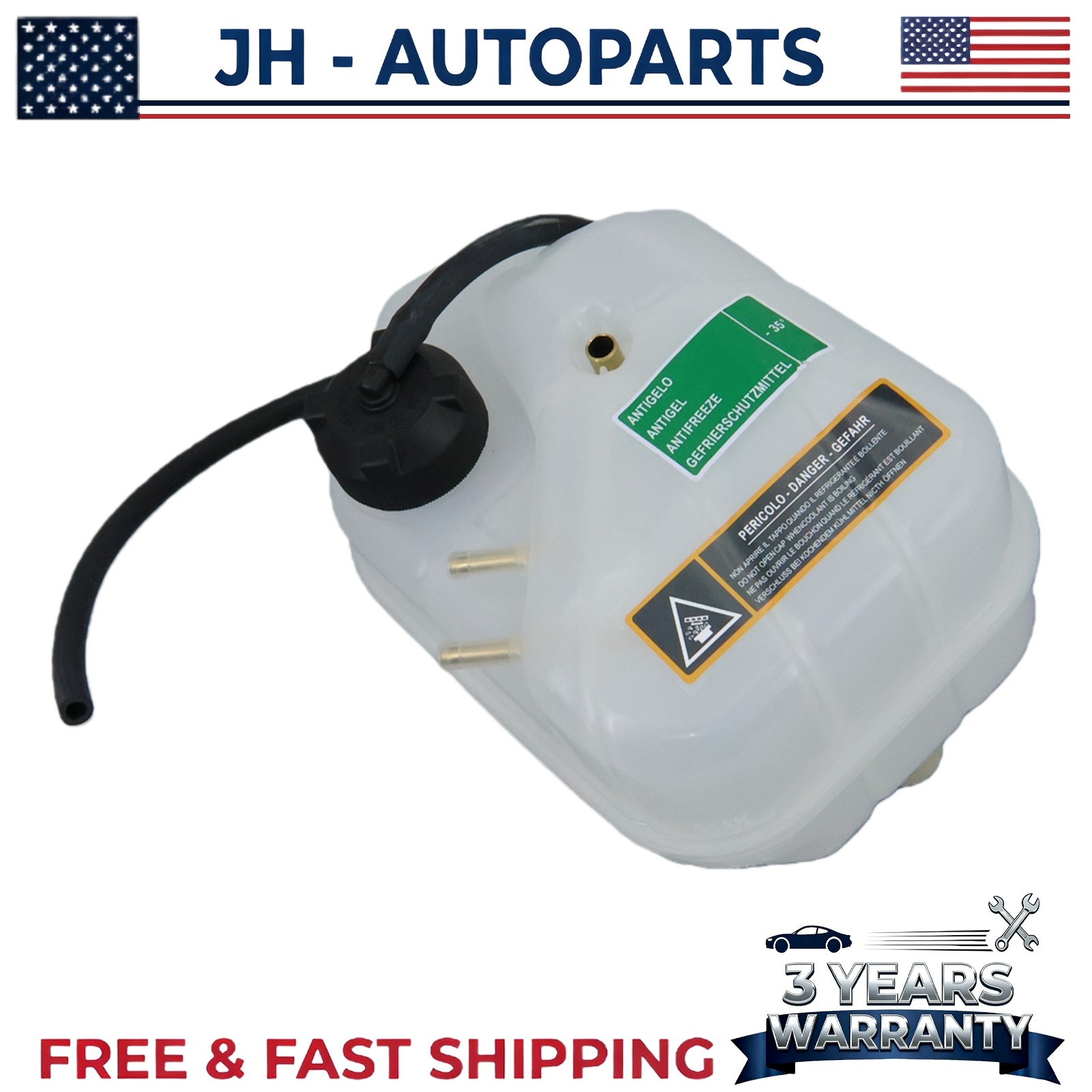 296547 Coolant Expansion Tank For Maserati GranTurismo Quattroporte GranCabrio