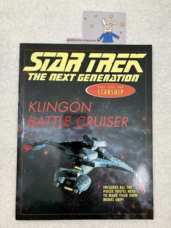 Star Trek TNG Make Your Own Kingon Battle Cruiser, New