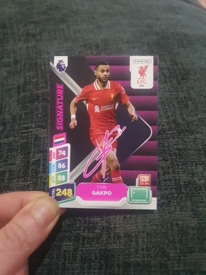💥Adrenalyn Xl Plus 2025 Cody Gakpo Signature Card #399 Liverpool