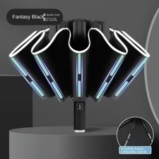 1 pc Automatic Open/Close Umbrella  Windproof  with Night-Reflective Strips