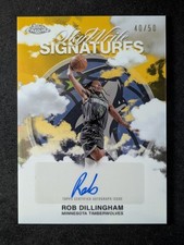 2025-26 Topps Chrome ROB DILLINGHAM 40/50 Auto Gold Refractor SkyWrite #SWS-RD