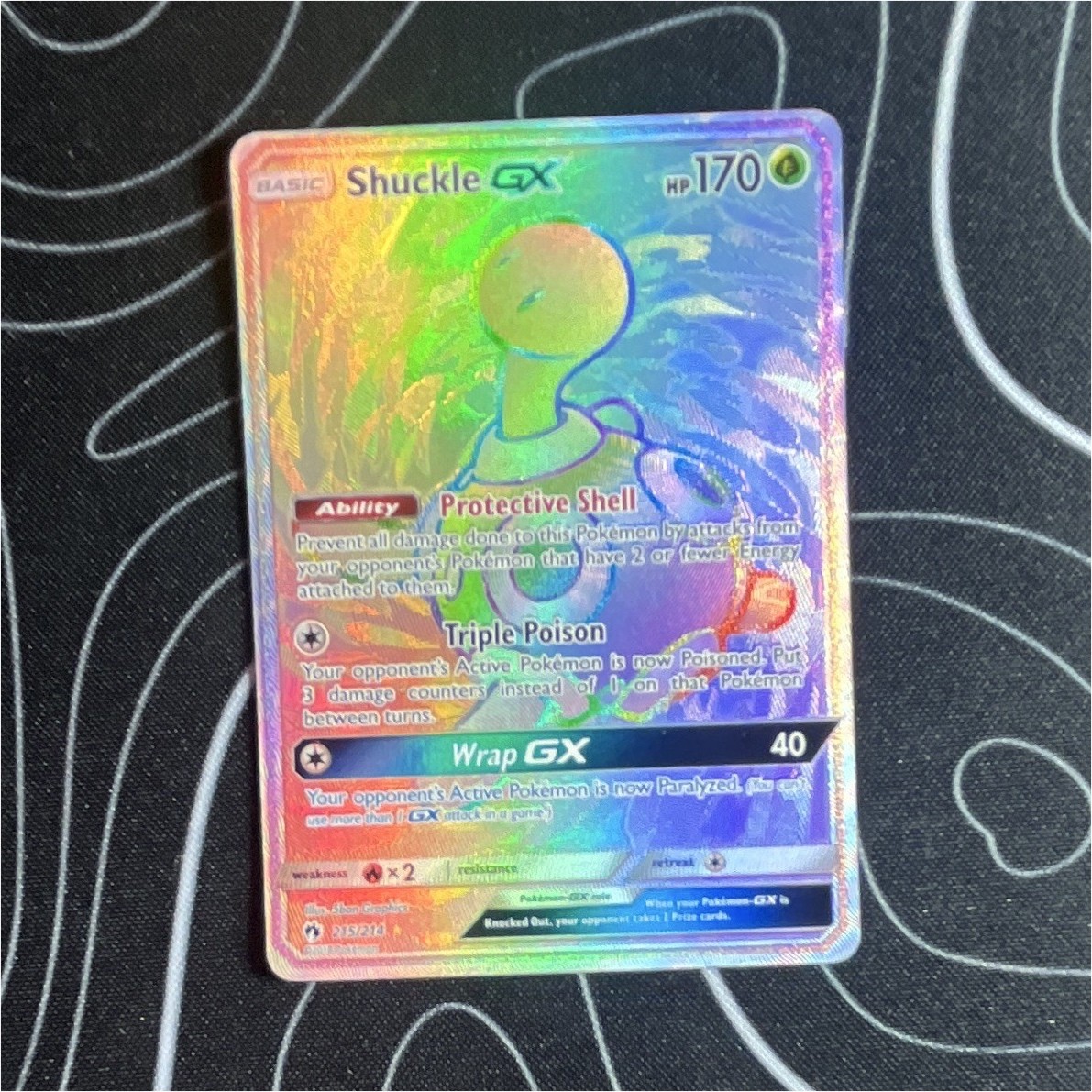 The Pokémon Company Shuckle GX 215/214 Lost Thunder Secret Full Art Holo