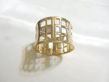 I.n.c. Gold-Tone Crystal Checkered Bangle Bracelet CL214 $29