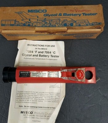 Misco Glycol / Battery Tester 7084F 
