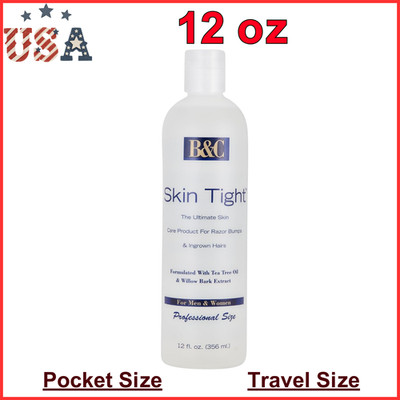 B&C Skin Tight Product for Razor Bumps And Ingrown Hairs-Extra Strength (12 oz)