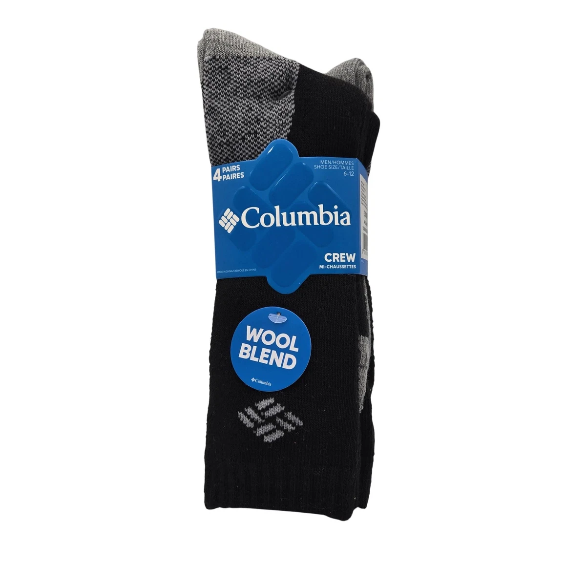 Columbia Uomo Cotton Crew Calze – Confezione Da 3, Blu Navy, Taglia 10-13 (Scarpe 6-12) - 4