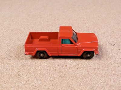 OLD VINTAGE LESNEY MATCHBOX # 71 JEEP GLADIATOR PICKUP GREEN