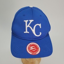 MLB Kansas City Royals KC Strapback OC Sports Youth Adjustable Hat Cap Blue