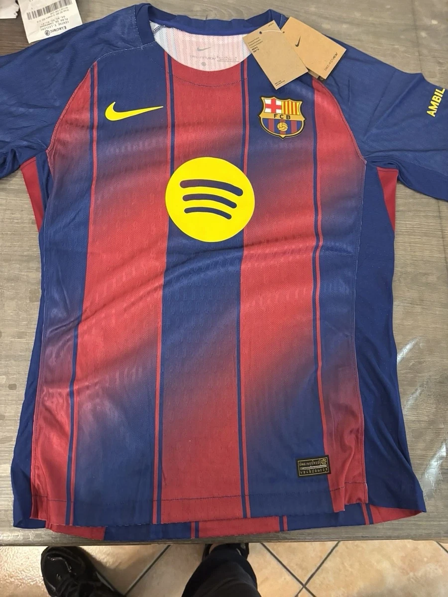 Maillot De Foot FC Barcelone Homme Taille M - Bleu Marine, Manches Courtes - Neuf Sans étiquette