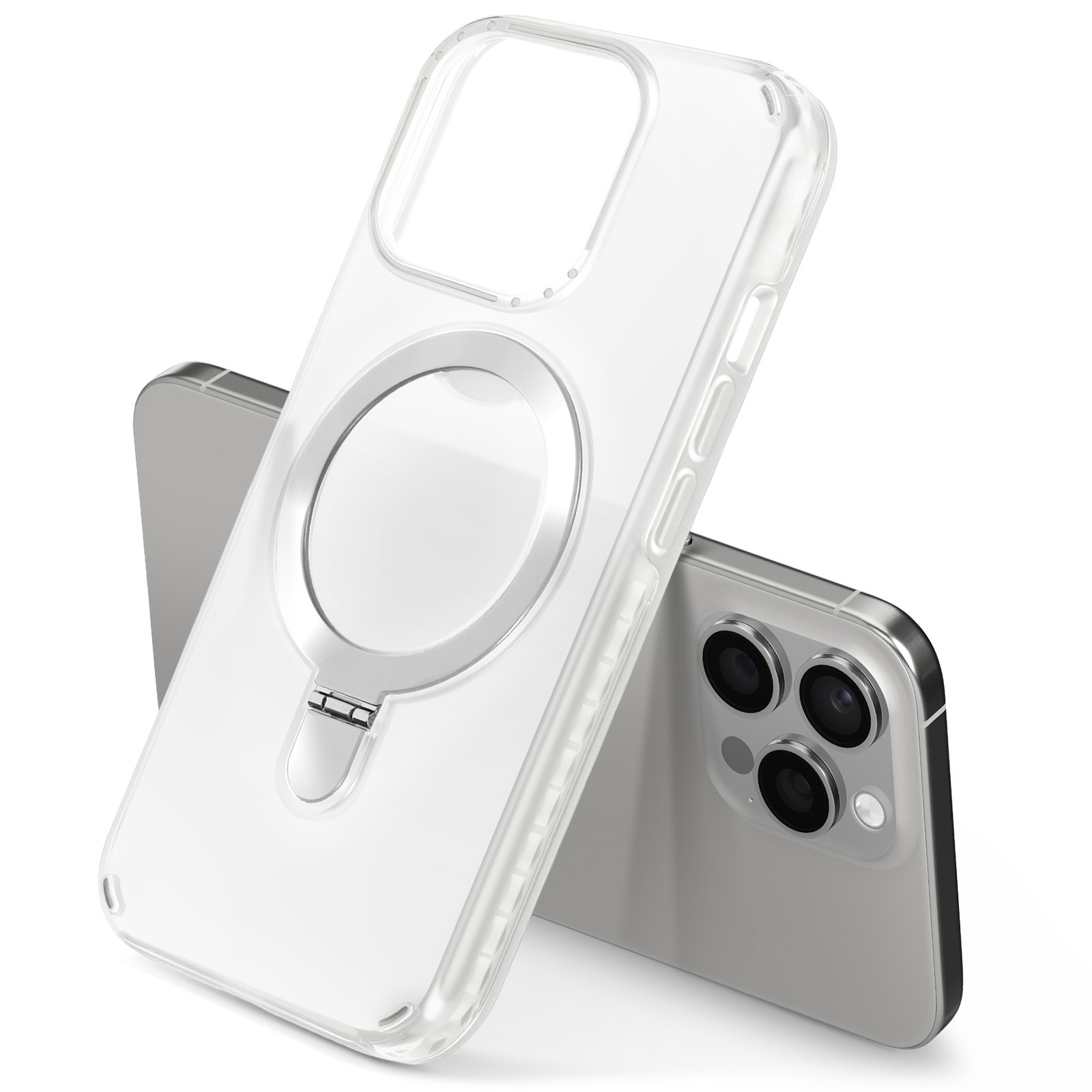 Coque antichoc iPhone 13 Pro avec béquille de maintien horizontale