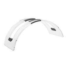 Clear Acrylic Vertical Laptop Stand Space Saving Tabletop V1