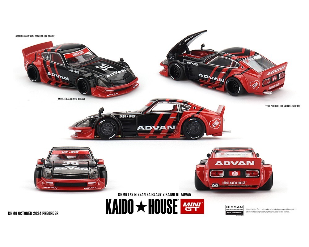 ミニカー REALIZE Corporation ADVAN Z 2024 Mini GT Nissan Z GT500 Realize Advan Z Kondo Racing 2023