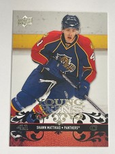 2008-09 Upper Deck Series 1 Panthers Shawn Matthias Young Guns Rookie #219