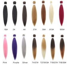 Easy Braid Synthetic Hairpiece 20 Inch Low Temperature Fiber Ombre Color