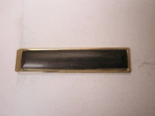 1-13/16" Hard Wood Design Vintage SWANK Tie Bar Clip simple plain