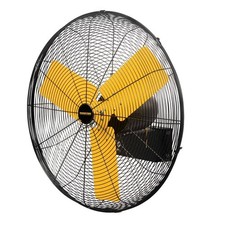 Master 24 Inch Diameter Black High Velocity Wall Mount Fan