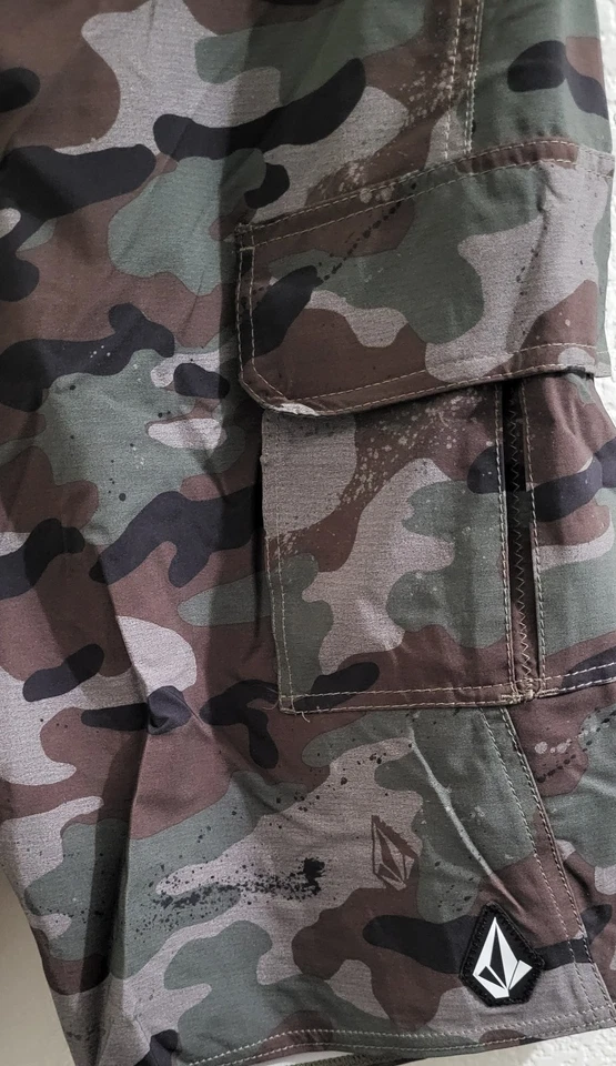 Volcom, Men-34/20-21, July 4th MOD 20 Boardshort, Camo - Image 2 of 4