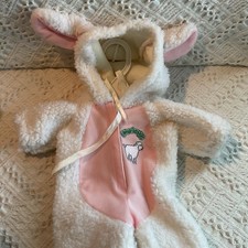 Cabbage Patch Niños Muñeca Oveja de Pascua-Traje de Cordero Disfraz Conjunto 1984 De Colección