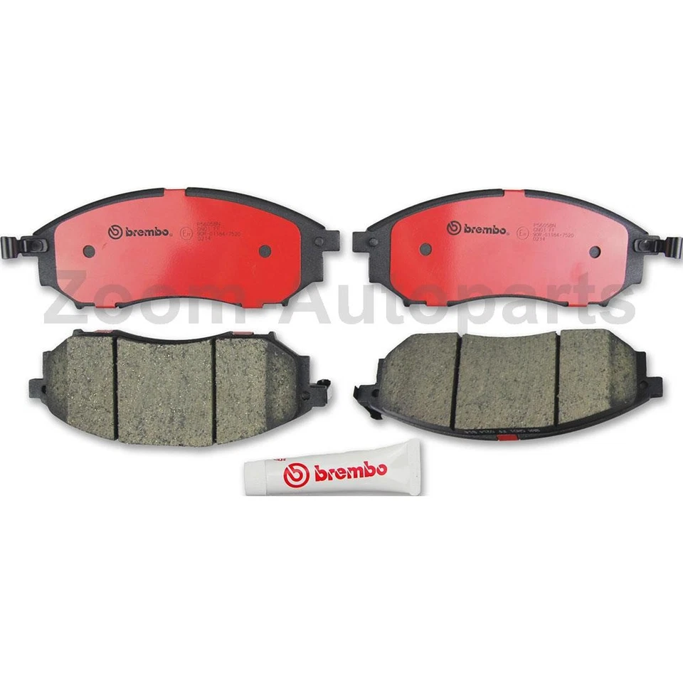 Kit de rotores de freno delanteros y pastillas de freno Brembo OE para Infiniti M45 2003 2004 Foto 2 de 4