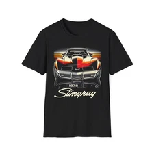 1978 Corvette Stingray Shirt | Retro Muscle Car Tee with Vintage C3 Vette Art
