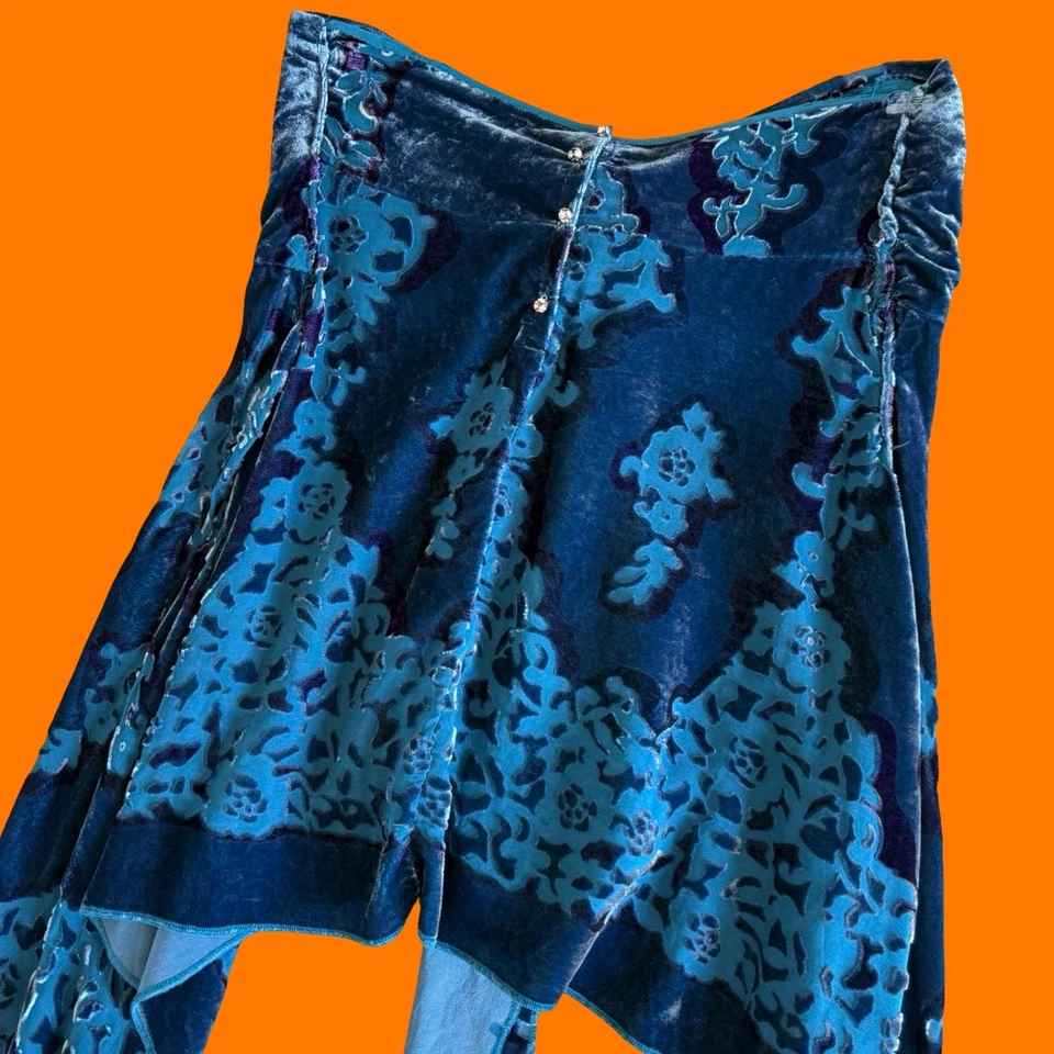 00's vintage velvet burnout tube tup y2k tank top XXS XS Victoria's Secret - Image 3 of 4