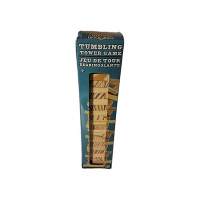 Tumbling Tower Game Wooden Stacking Blocks - 72 Pcs Set - Crafts