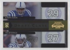 2006 Playoff Contenders Draft Class Gold 228/250 Joseph Addai Tim Jennings y0i