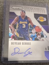 2019-20 Panini Prizm - Sensational Signatures Devean George #SS-DGR (AU)