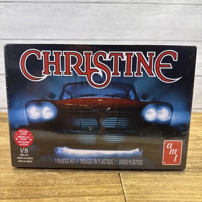 AMT 801M CHRISTINE 1958 Plymouth Belvedere Plastic Model Car Kit New Sealed 1/25